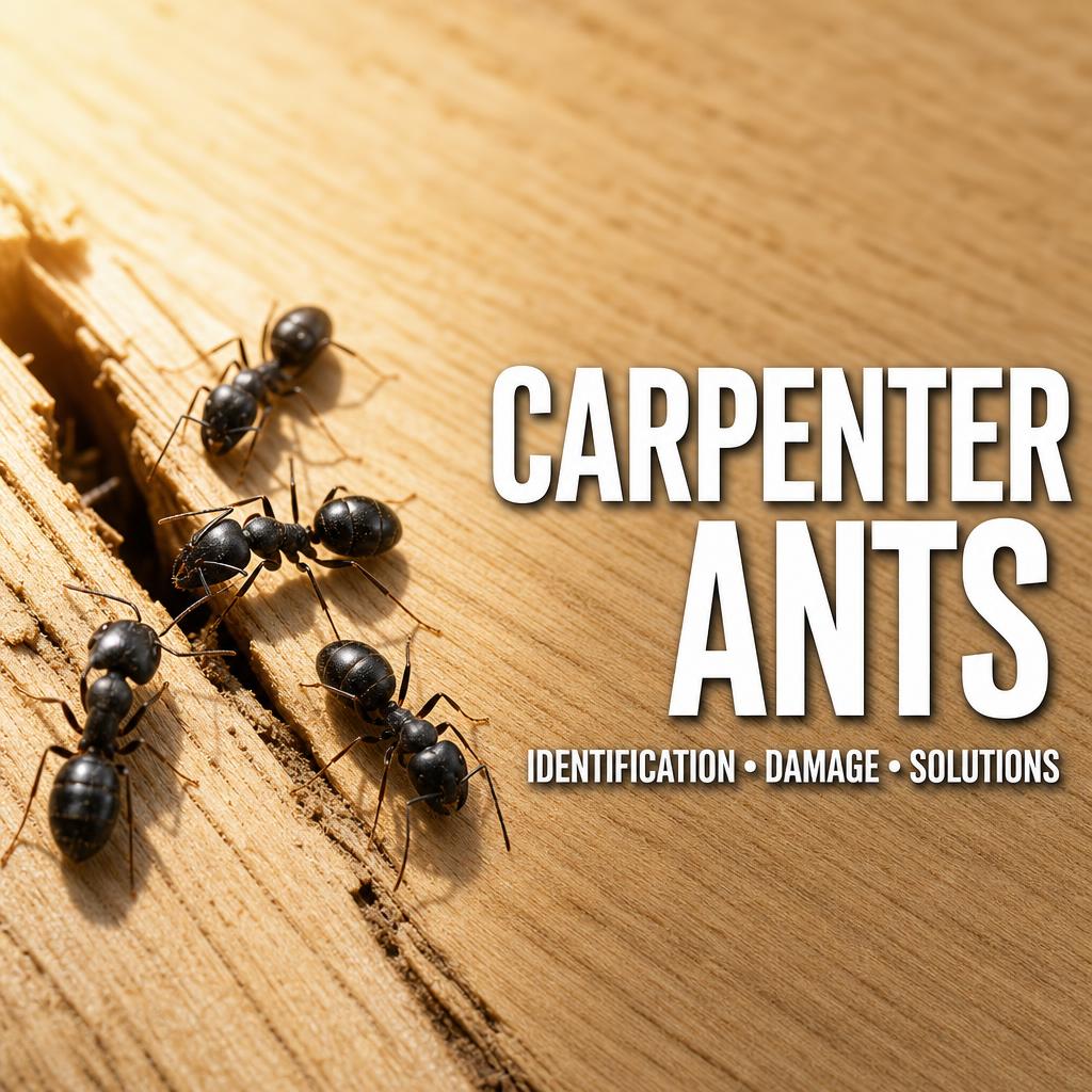 Carpenter ant infestation in Toronto